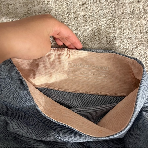 Outdoor voices 7/8 spring leggings NEW - Picture 3 of 5